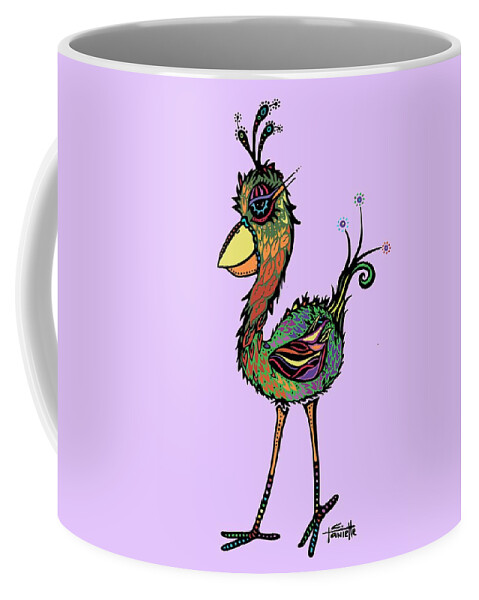 Bird Coffee Mug featuring the digital art For the Birds by Tanielle Childers
