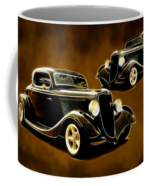 1934 Ford Coffee Mug featuring the photograph Ford in1934 by Steve McKinzie