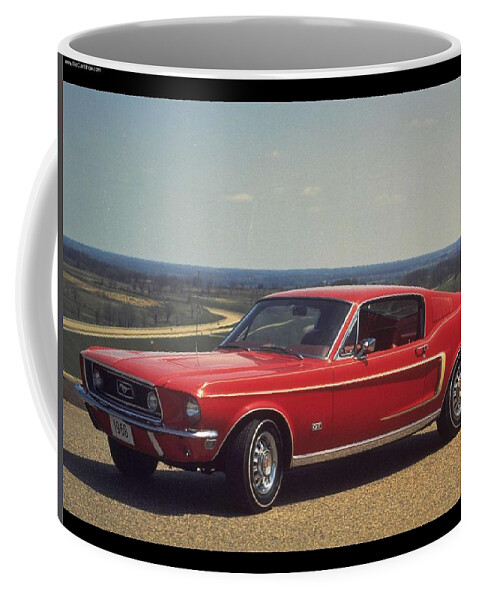 Ford Coffee Mug featuring the digital art Ford by Maye Loeser