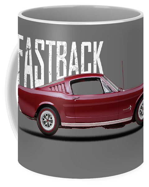Ford Mustang Fastback 1965 Coffee Mug featuring the photograph Ford Mustang Fastback 1965 by Mark Rogan