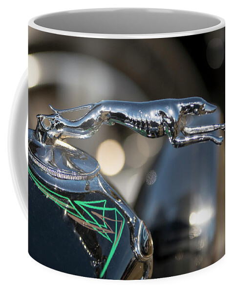 Ford Coffee Mug featuring the photograph Ford V8 Greyhound by Valerie Cason