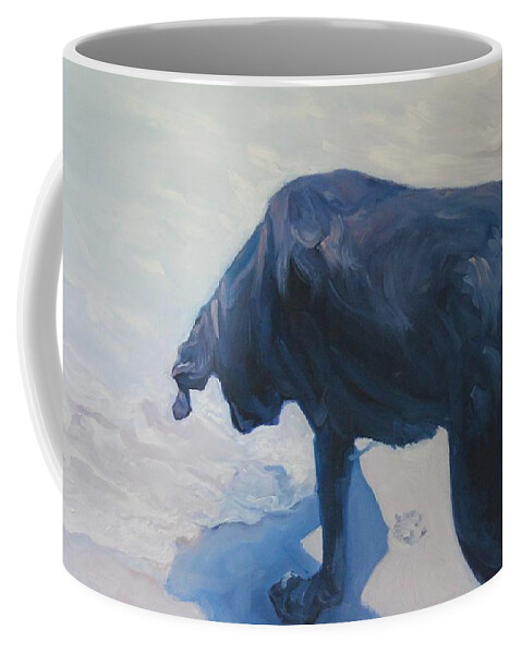 Seashore Coffee Mug featuring the painting Forever by Sheila Wedegis