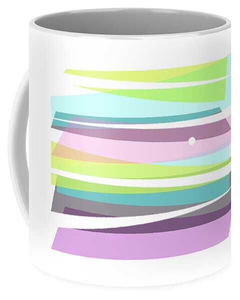 Abstract Coffee Mug featuring the digital art Forever Spring abstract art by Ann Powell