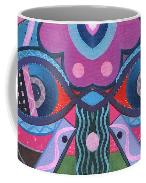 Seeing Coffee Mug featuring the digital art Forever Witness 2 by Helena Tiainen