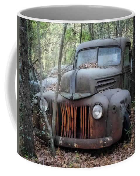 Ford Truck Coffee Mug featuring the digital art Forgotten by Patrice Zinck
