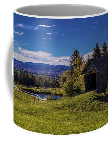 Foster Covered Bridge Coffee Mug featuring the photograph Foster Covered Bridge by Scenic Vermont Photography