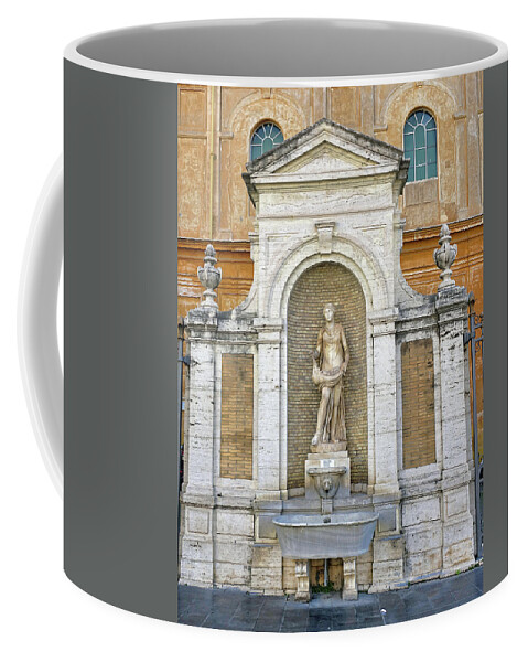 Fountain Coffee Mug featuring the photograph Fountain In The Vatican City by Rick Rosenshein