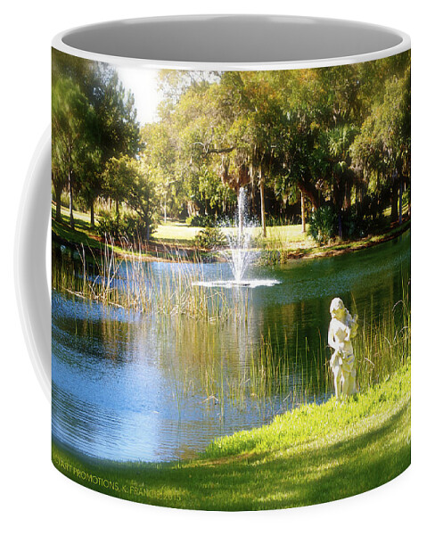 Fountain Of Life Coffee Mug featuring the photograph Fountain of Life by Karen Francis