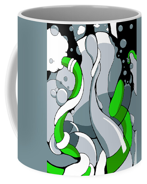 Vines Coffee Mug featuring the drawing Fountainhead by Craig Tilley