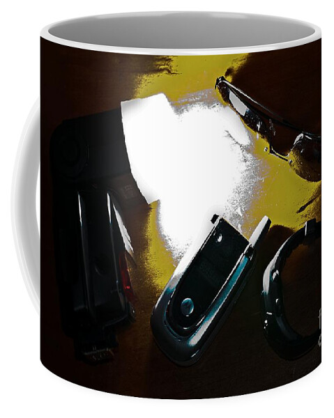 Flash Coffee Mug featuring the photograph Four Objects by Steven Dunn