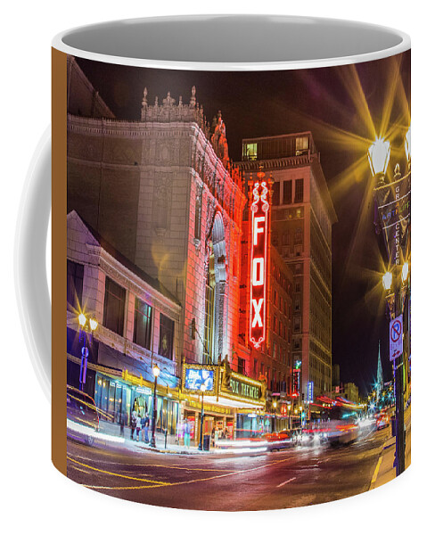 Fox Theatre Coffee Mug featuring the photograph Fox Theatre 2016 by Joe Kopp