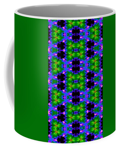  Coffee Mug featuring the painting Fractal Favorites 001 by Bruce Nutting