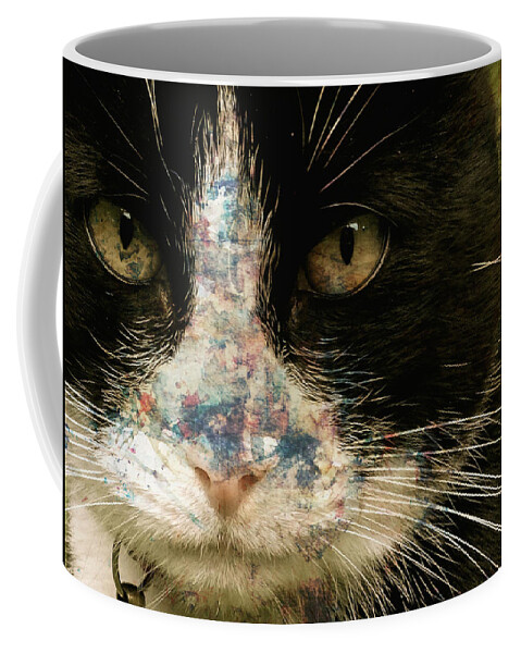 Eyes Coffee Mug featuring the painting Frankie by Paul Lovering