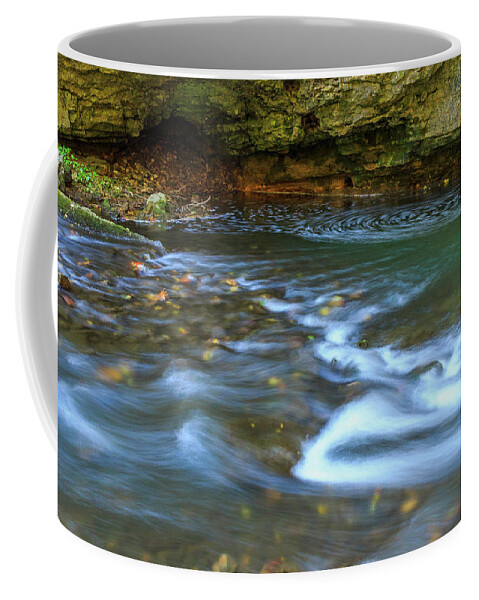 Franklin Creek State Natural Area Coffee Mug featuring the photograph Franklin Creek Rapid by Todd Bannor