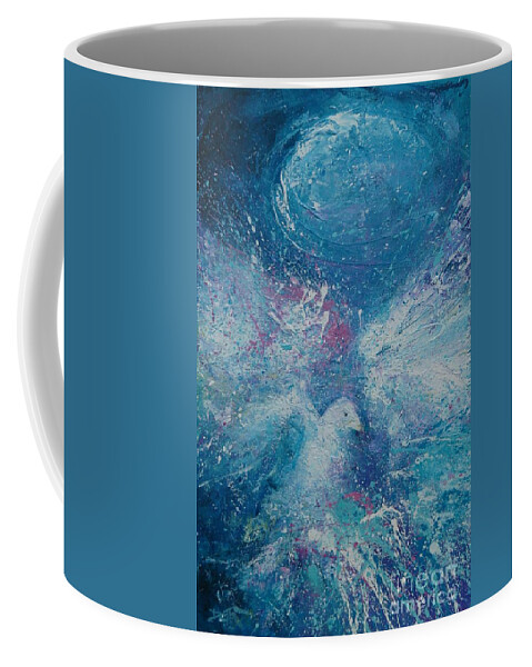 Free Coffee Mug featuring the painting FreeBird by Dan Campbell