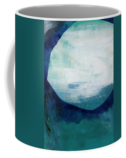 Blue Coffee Mug featuring the painting Free My Soul by Linda Woods