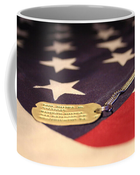 Military Coffee Mug featuring the photograph Freedom's Price by Laddie Halupa