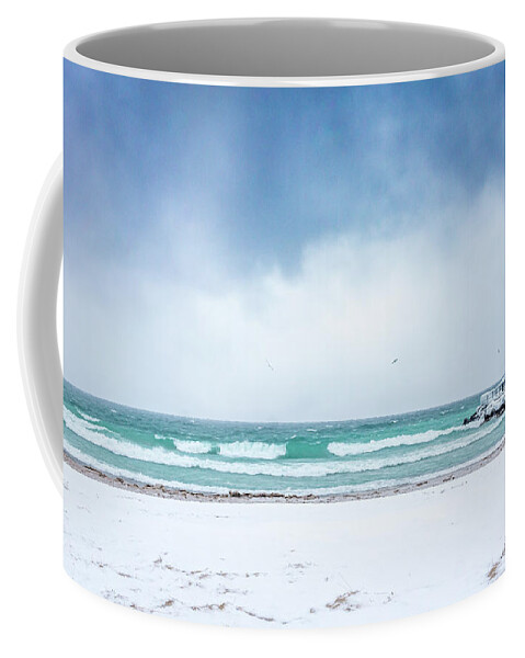 Usa Coffee Mug featuring the photograph Freezing storm by Framing Places