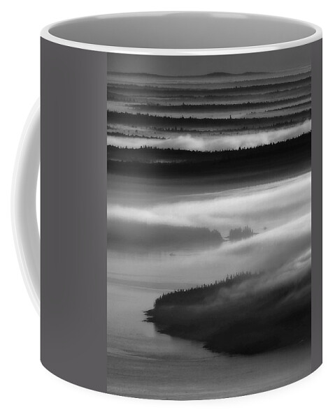 Acadia Coffee Mug featuring the photograph Frenchman's Bay Recursion by Neil Shapiro