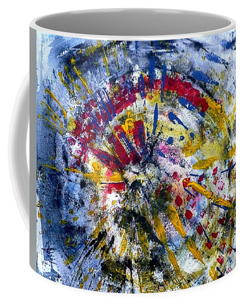 Painting Coffee Mug featuring the painting Frequency by 'REA' Gallery