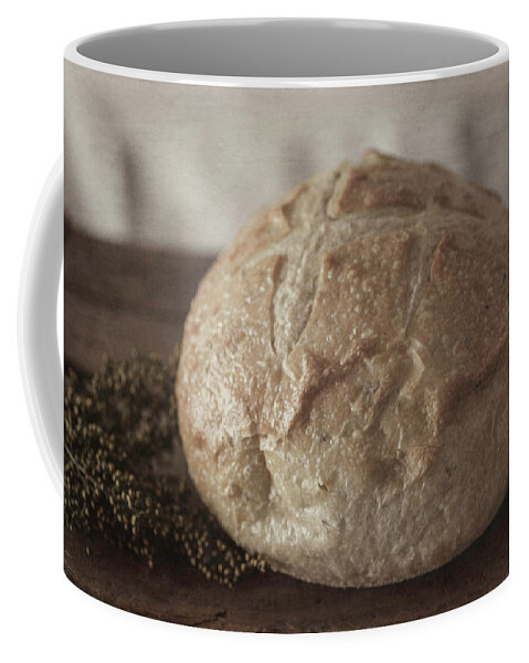 Bread Coffee Mug featuring the photograph Fresh Baked Bread by Teresa Wilson