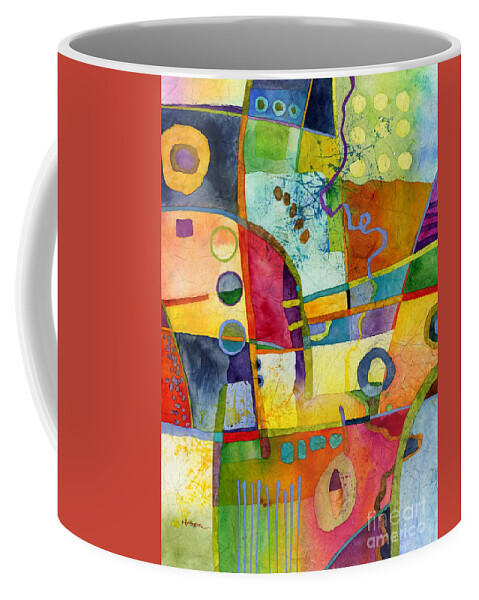 Abstract Coffee Mug featuring the painting Fresh Paint by Hailey E Herrera