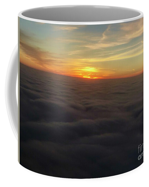 Sunset Coffee Mug featuring the photograph Friendly Skies by Dennis Richardson