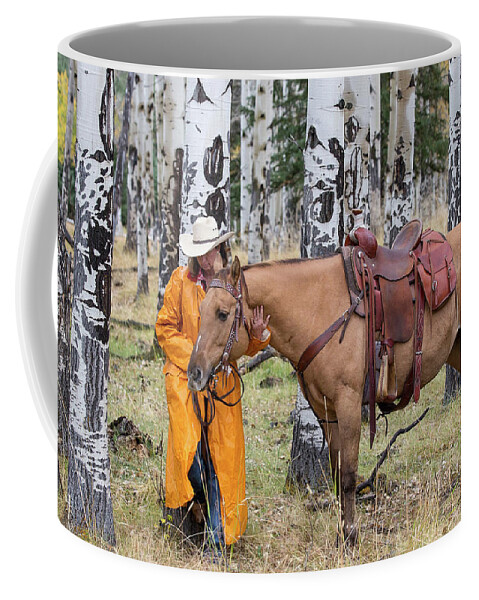 Horse Coffee Mug featuring the photograph Friendship for Life by Jack Bell