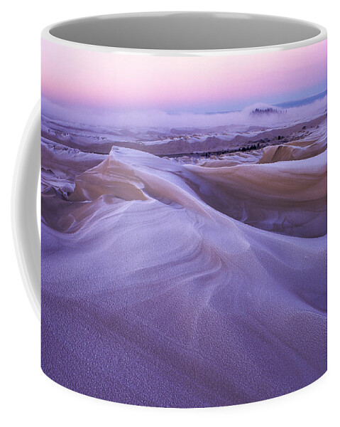 Coast Coffee Mug featuring the photograph Frost on the Dunes by Robert Potts