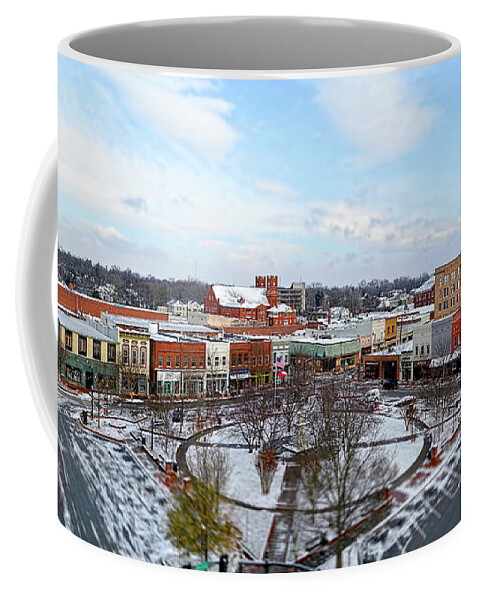 Gainesville Coffee Mug featuring the photograph Frozen Hometown by Jason Bohannon