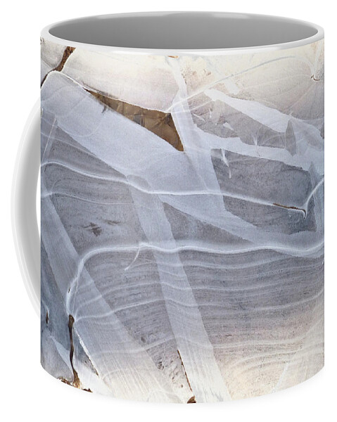 Bryce Canyon Coffee Mug featuring the photograph Frozen Water On Ground by Amelia Racca