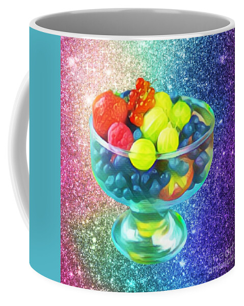 Fruit Coffee Mug featuring the digital art Fruit Bowl by Gayle Price Thomas