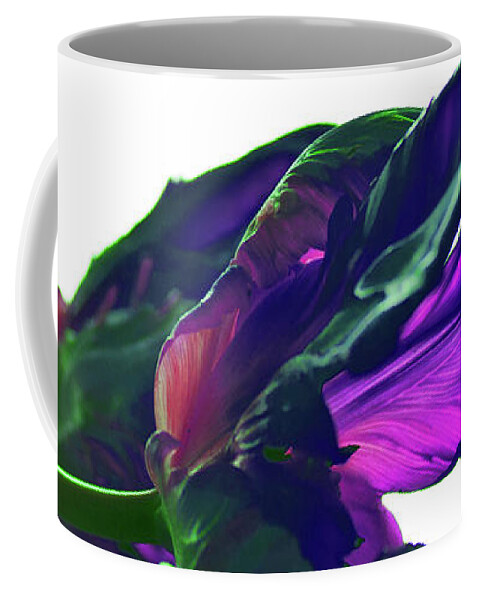 Fuchsia Tulip Coffee Mug featuring the photograph Fuchsia Tulip by Silva Wischeropp