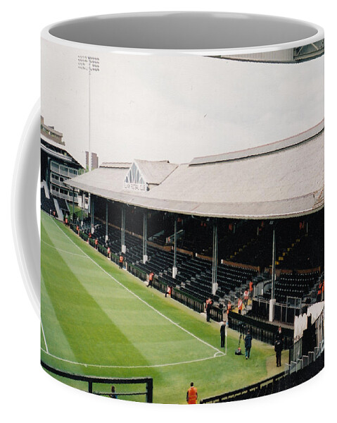 Fulham Coffee Mug featuring the photograph Fulham - Craven Cottage - East Stand Stevenage Road 4 - Leitch - July 2004 by Legendary Football Grounds