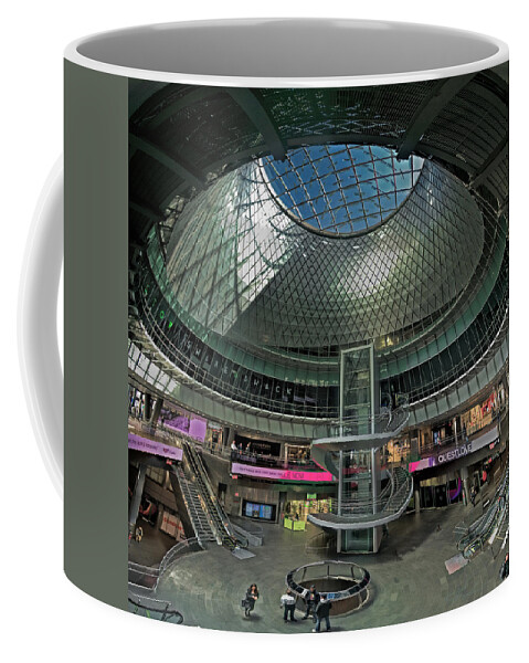 Fulton Center Coffee Mug featuring the photograph Fulton Center Street Level by S Paul Sahm