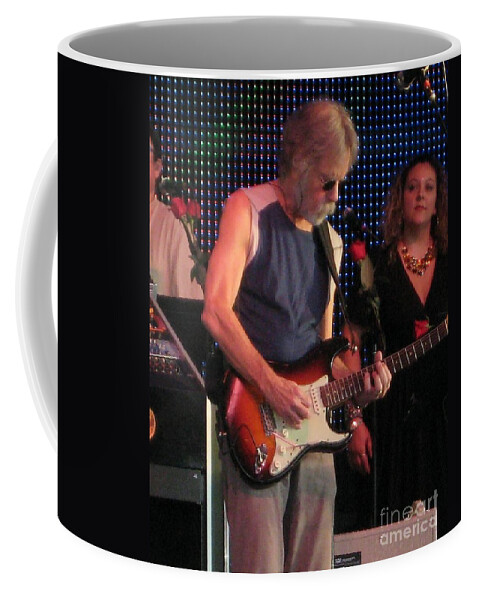 Bob Weir Coffee Mug featuring the photograph Furthur - Bob Weir -Grateful Dead Celebrities by Susan Carella