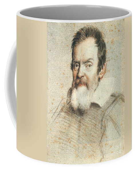 1624 Coffee Mug featuring the photograph Galileo Galilei by Granger
