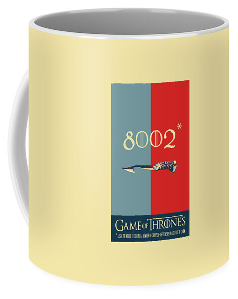 “in Stitches” Collection By Serge Averbukh Coffee Mug featuring the digital art Game of Thrones - 8002 by Serge Averbukh