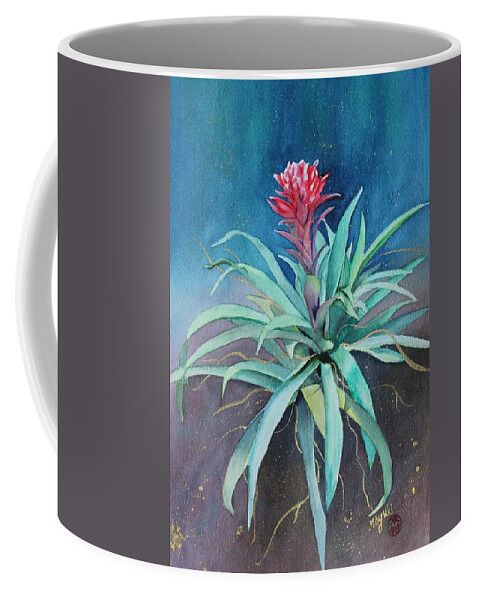 Flower Coffee Mug featuring the painting Sparkling Glory by Kelly Miyuki Kimura