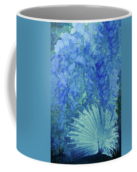 Appalachia Coffee Mug featuring the photograph Garden of Blues by Debra and Dave Vanderlaan