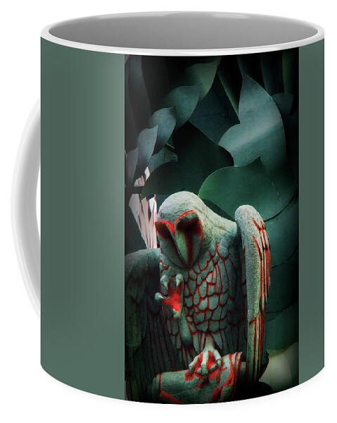 Gargoyle Coffee Mug featuring the photograph Gargoyle Owl by Robert Storost