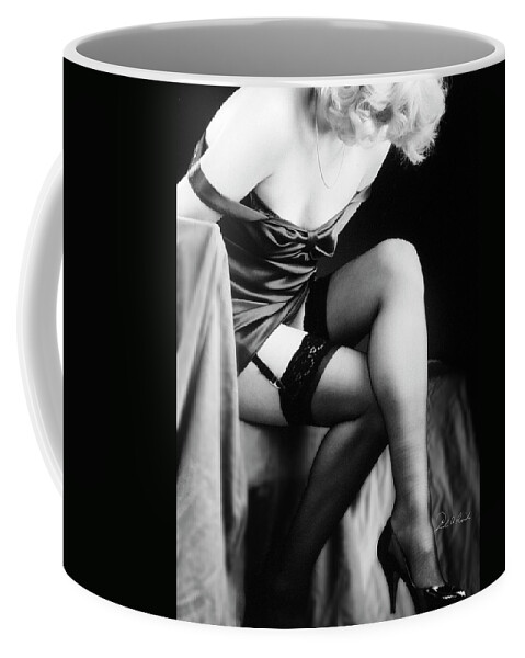 Photography Coffee Mug featuring the photograph Garters and Stockings by Frederic A Reinecke