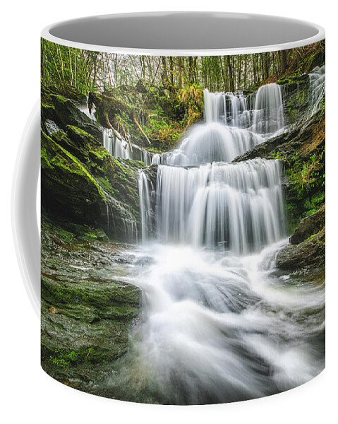 Falls Coffee Mug featuring the photograph Garwin Falls by Robert Clifford