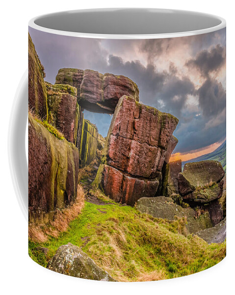 Cowling Coffee Mug featuring the photograph Gate to the skies by Mariusz Talarek