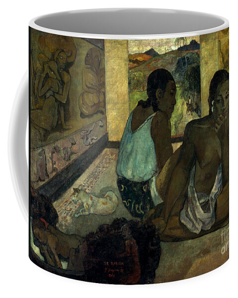 1897 Coffee Mug featuring the photograph Gauguin: Te Rerioa, 1897 by Granger