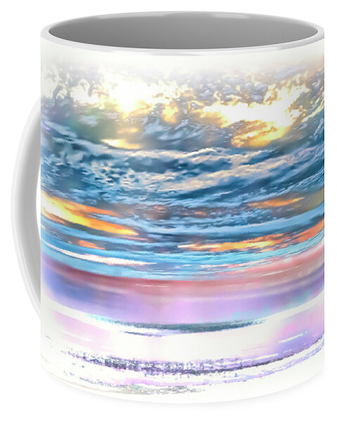  Coffee Mug featuring the photograph Gauzy Sunset by Walt Foegelle