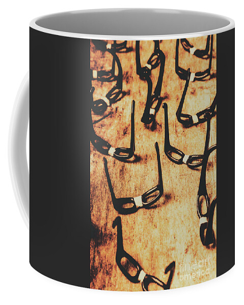 Busy Coffee Mug featuring the photograph Geeks nobody scene by Jorgo Photography