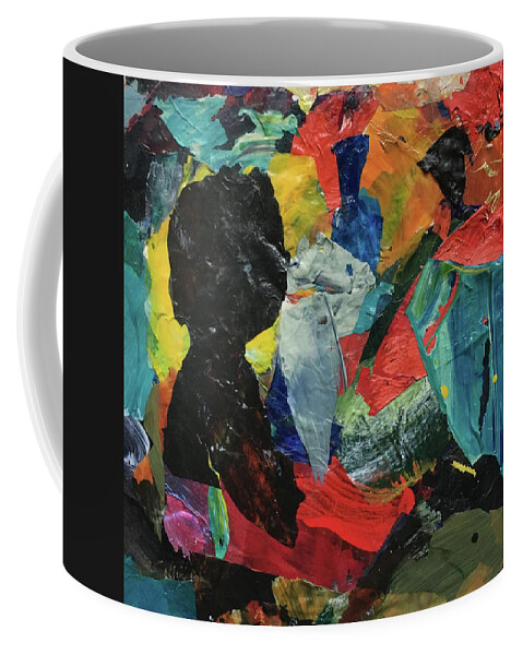 Gullah Coffee Mug featuring the painting Generations by Mary Sullivan