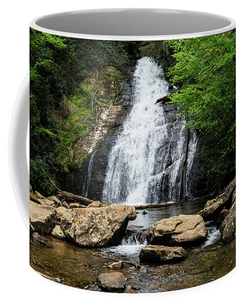 Georgia Coffee Mug featuring the photograph Gentle Waterfall 2 North Georgia Mountains by Lawrence S Richardson Jr
