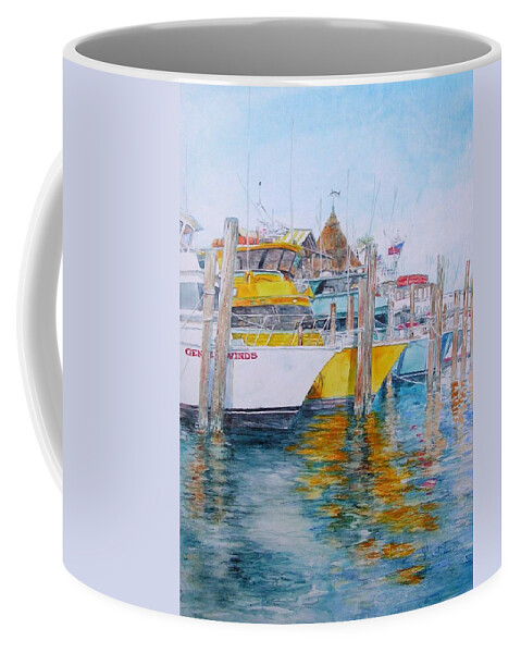Seascape Coffee Mug featuring the painting Gentle Winds by Annika Farmer